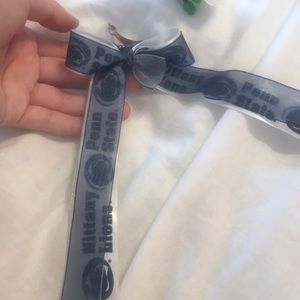 penn state hair bow clip